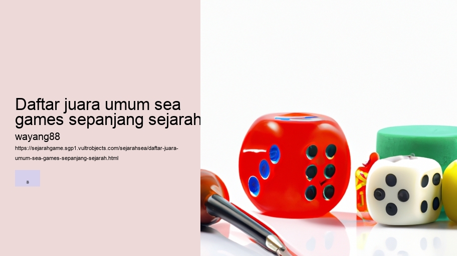 daftar juara umum sea games sepanjang sejarah