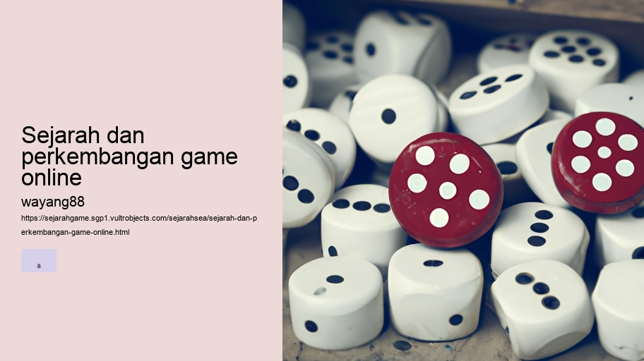 sejarah dan perkembangan game online